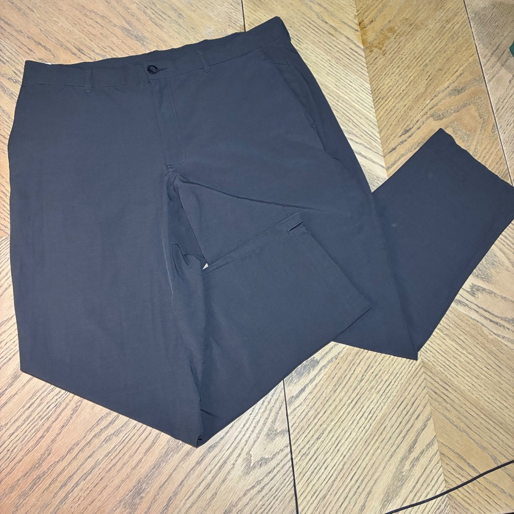 Callaway Mens Golf Pants Charcoal Grey Stretch Performance Trousers 38x32